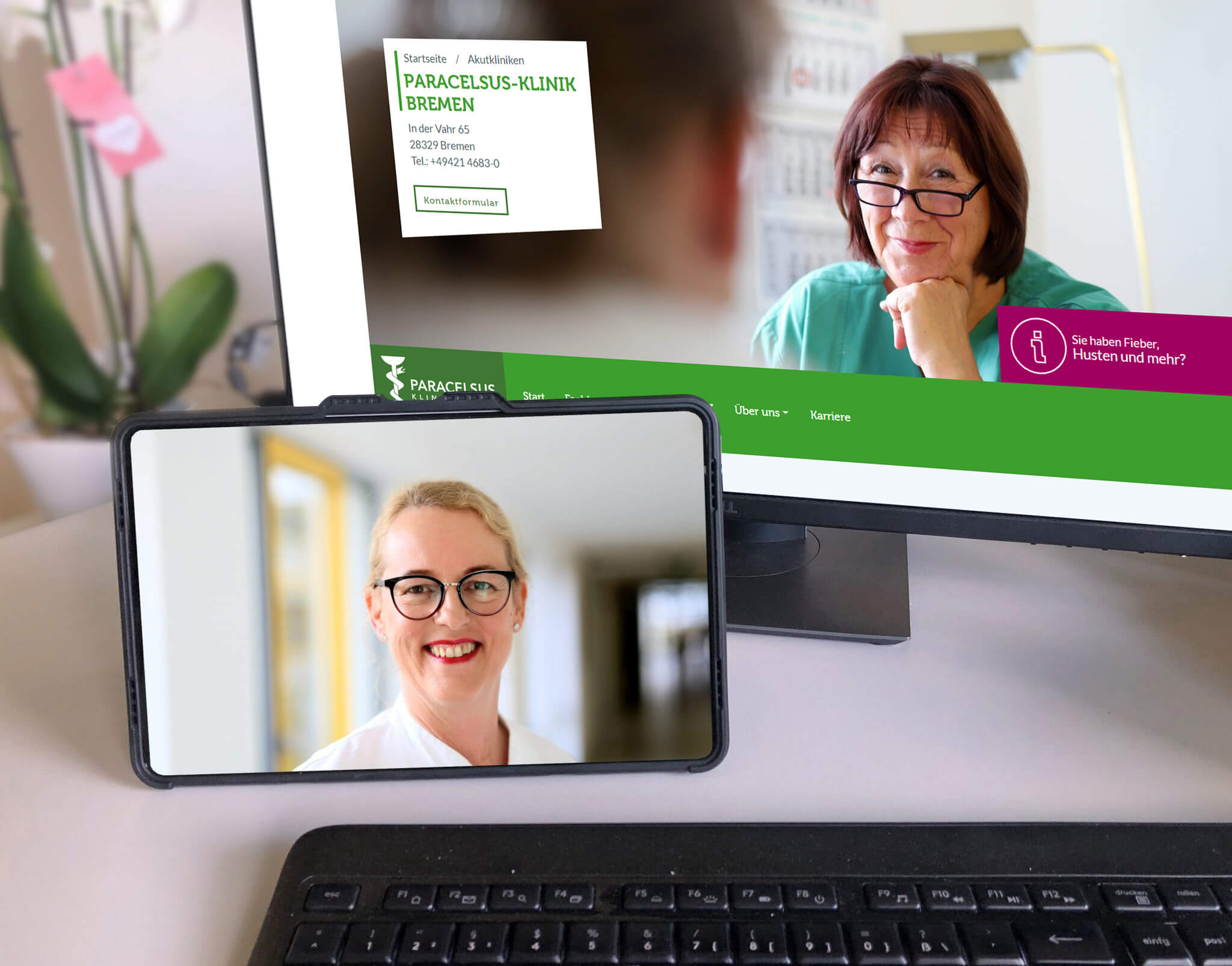 Visita medica virtuale in videoconferenza