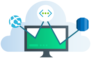 illustration of a cloud and a computer as a spaceholder