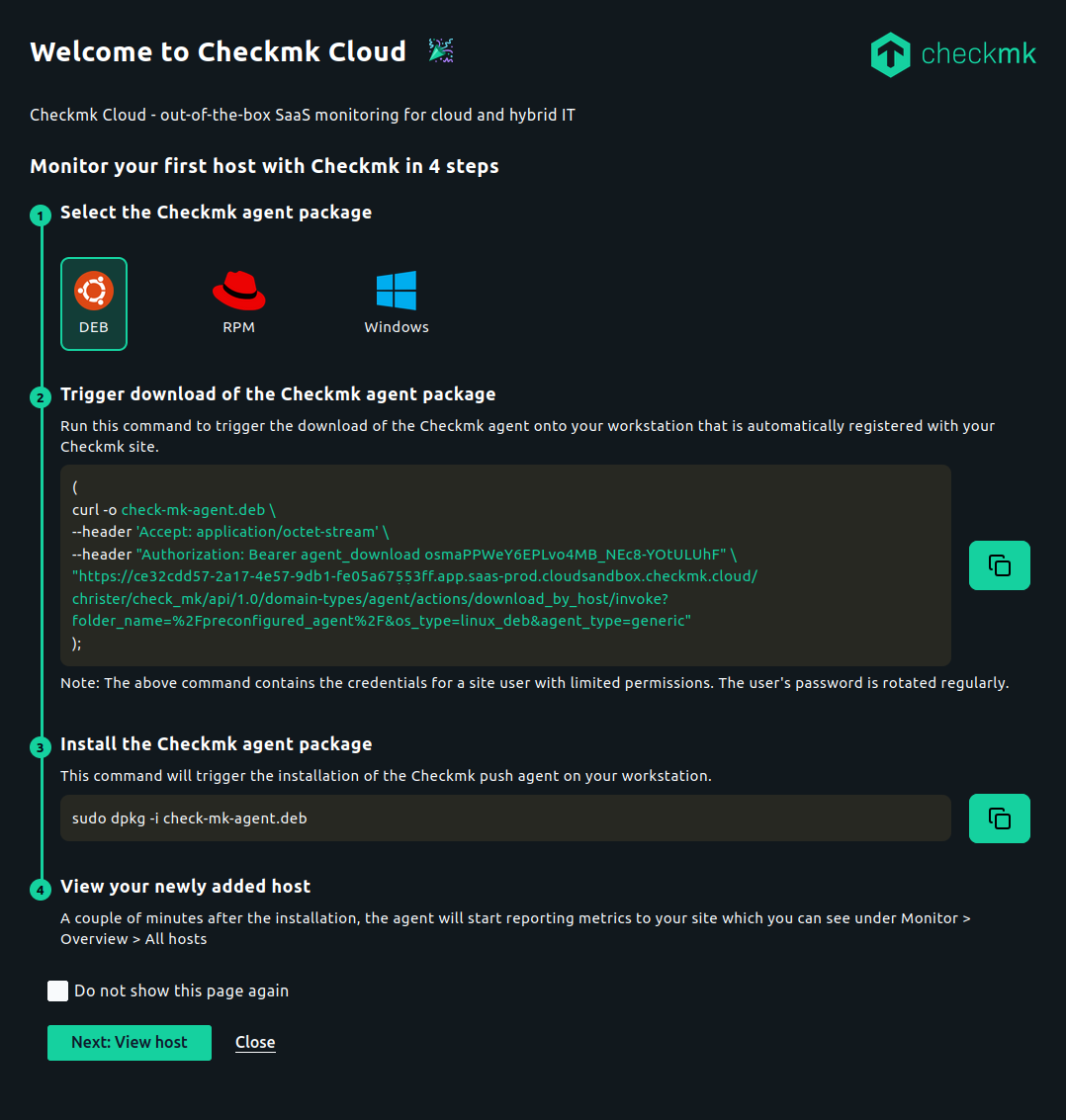 Welcome to Checkmk Cloud
