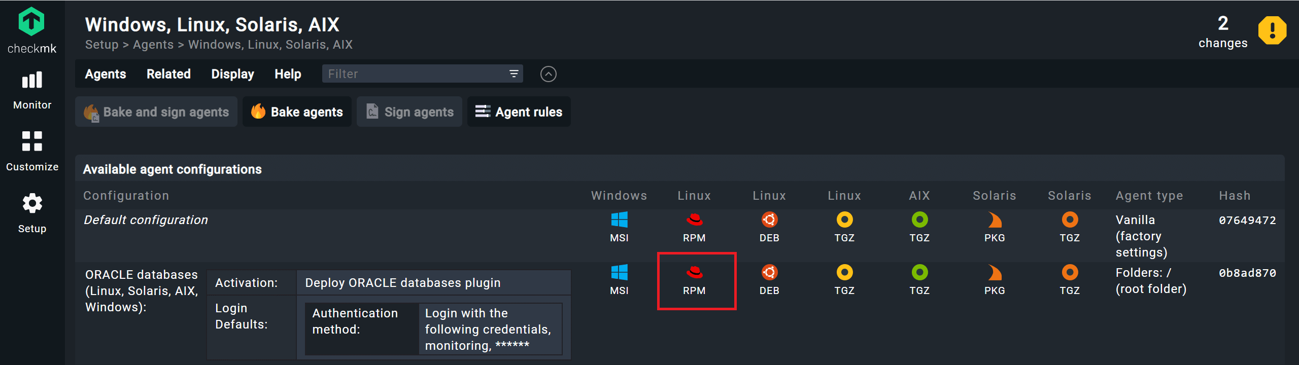 Die Agentenbäckerei in Checkmk mit einem neuen Agenten für Oracle DB
