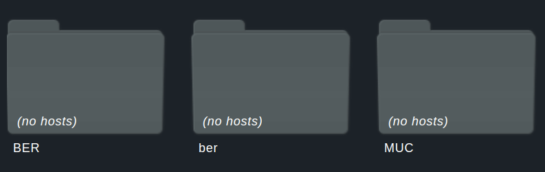 Folders in Checkmk