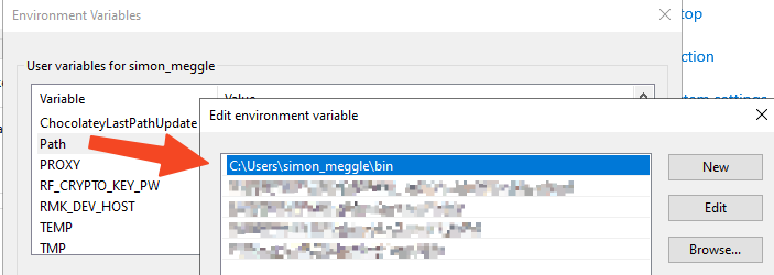 Path variable