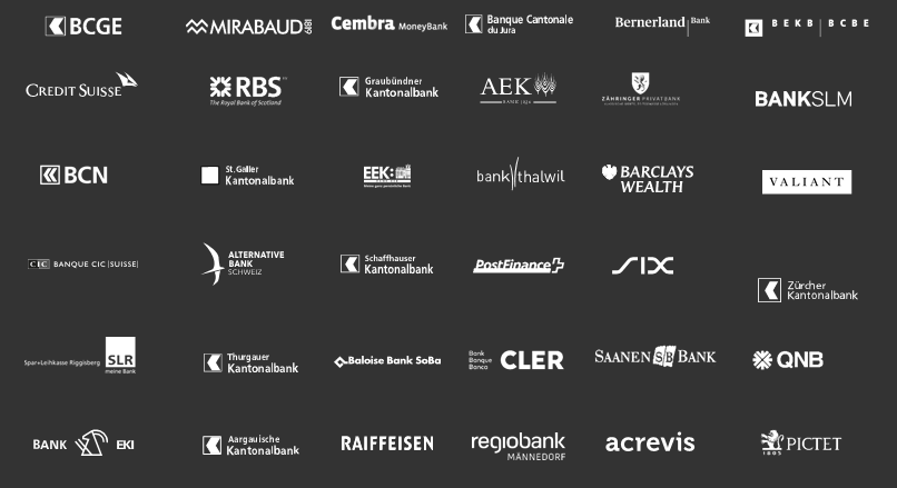 Una selezione di clienti di Swisscom Banking